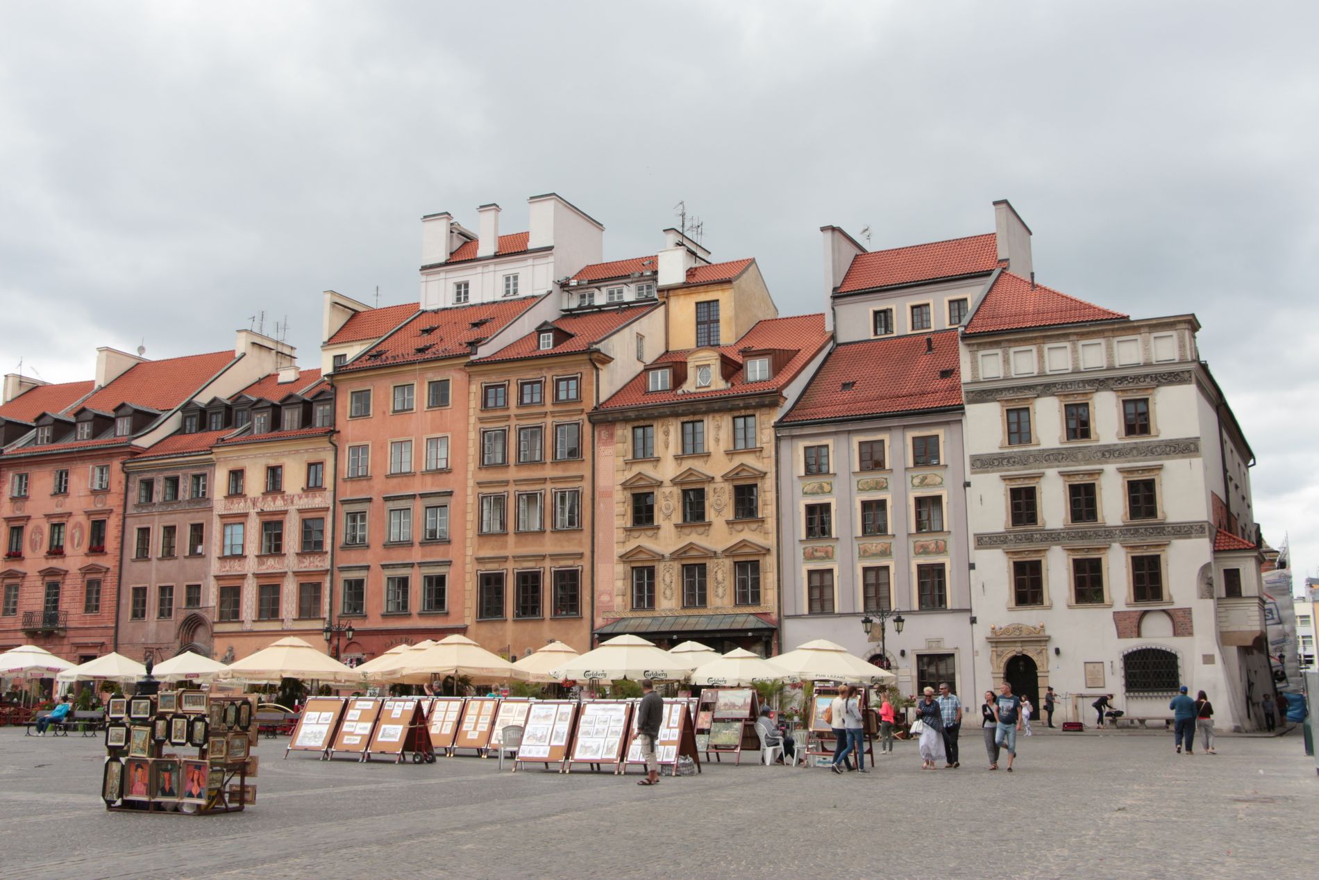 Historic Warsaw architecture providing Polish destination inspiration